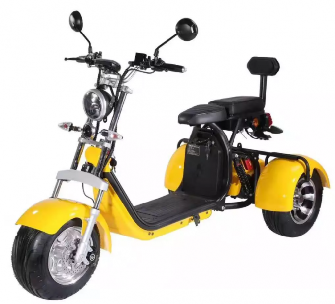 Off Road 3 Wheel Electric Scooter Street Legal For Adults 1000w 1500w